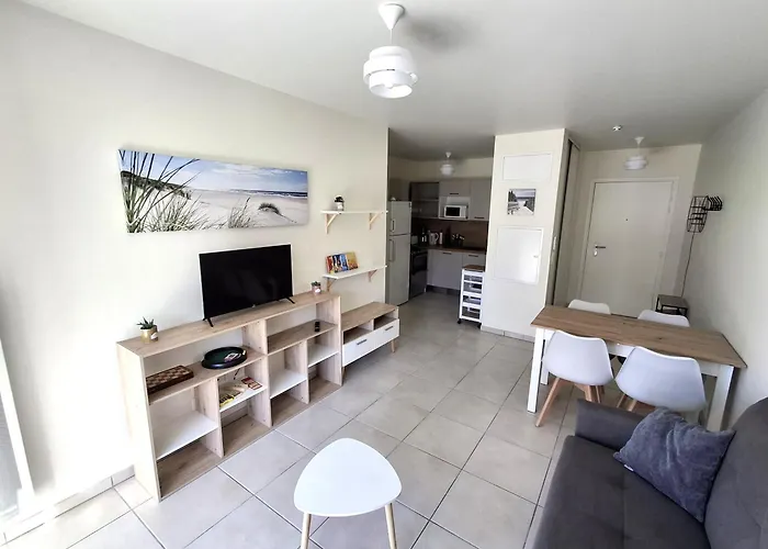 Plage: Neuf 6 Pers A 400m De L'ocean Avec Wifi - Fr-1-50-150 Apartman *